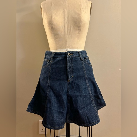 Rare Y2K Dolce & Gabbana Flared Denim Mini Skirt - Picture 3 of 6